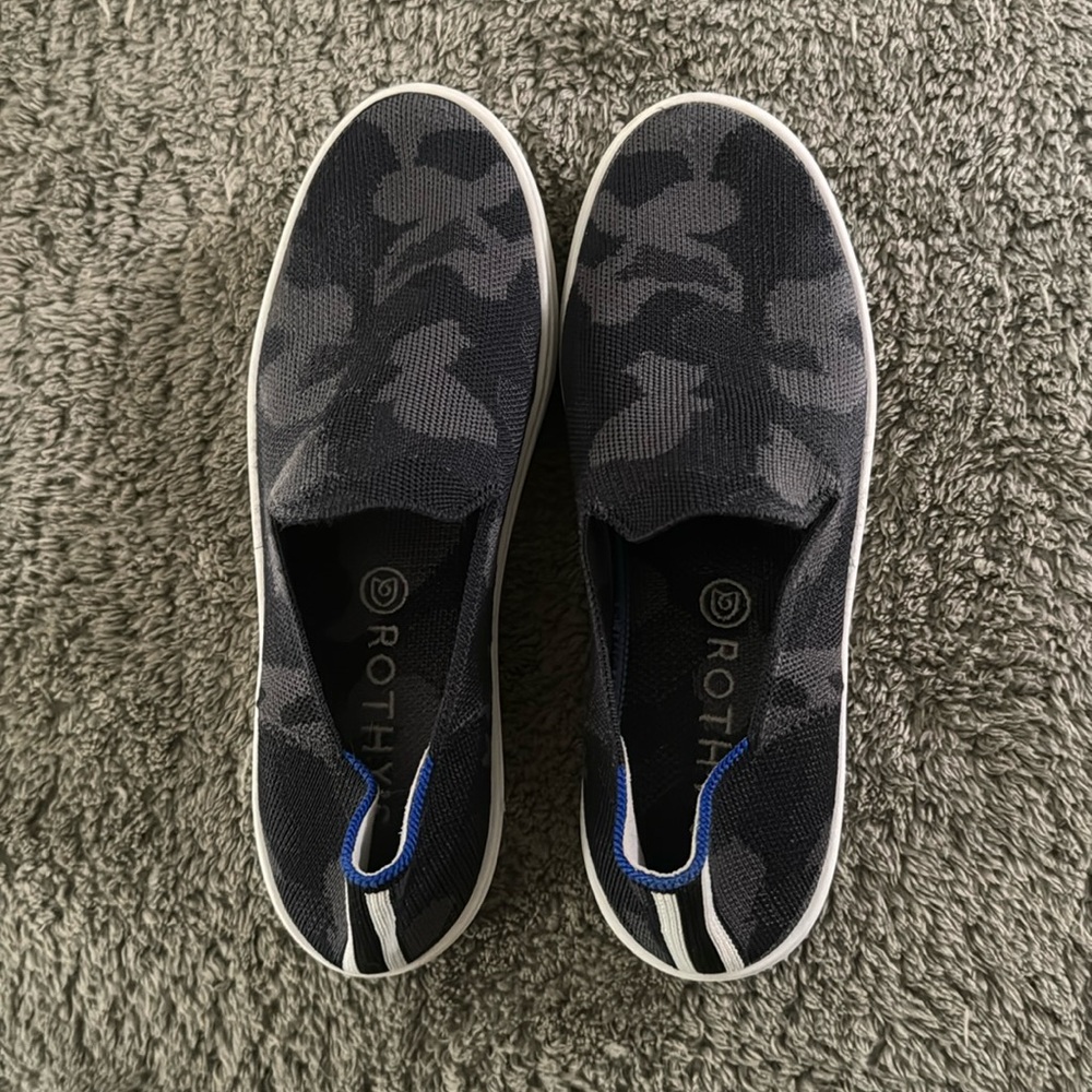 Black Camo Rothy’s 7.5